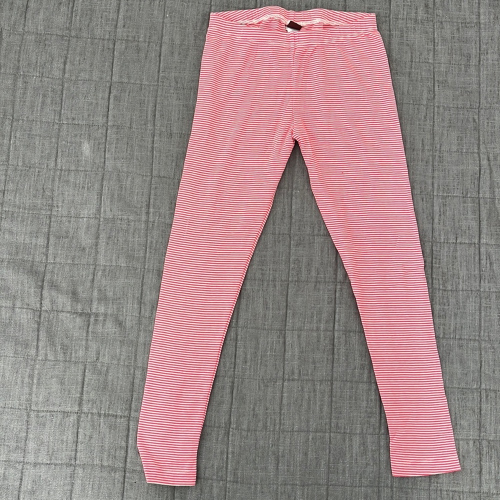 $7 bundle Tea Collection leggings striped red